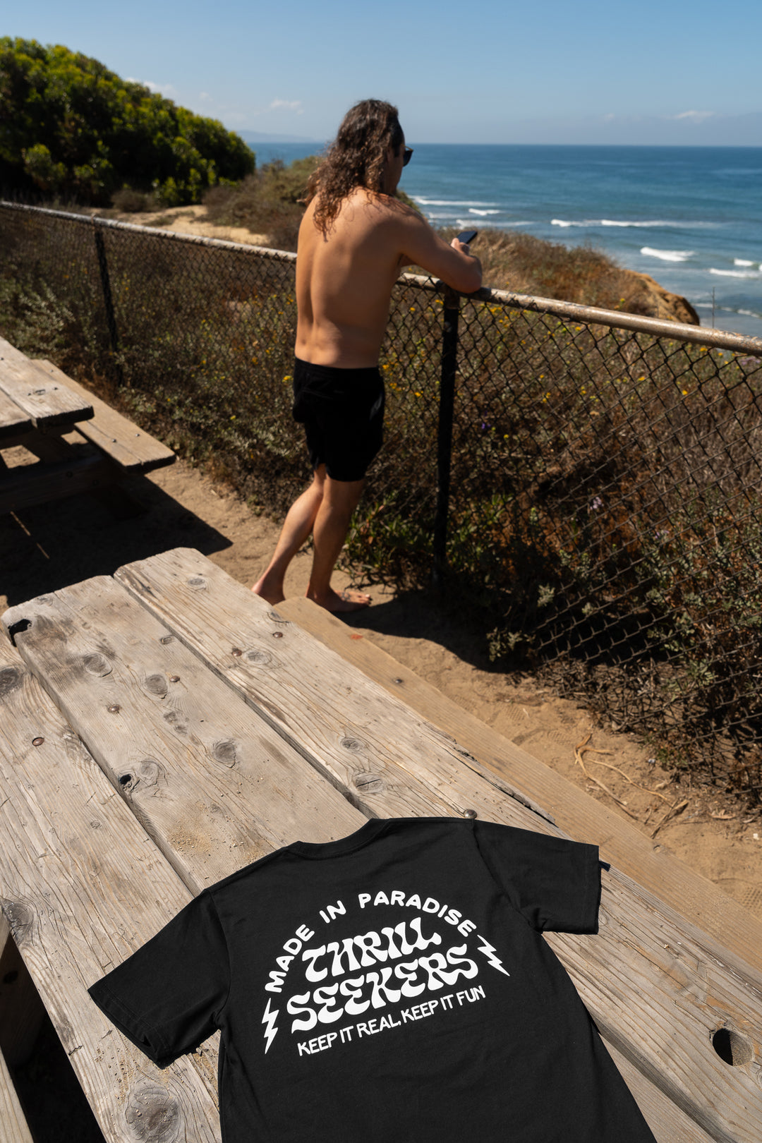 Thrill Seekers-Zig Tee - Black-3