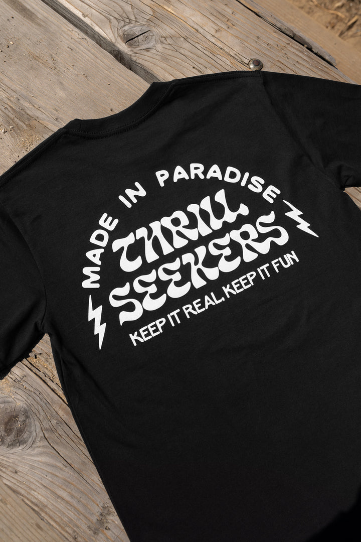 Thrill Seekers-Zig Tee - Black-1