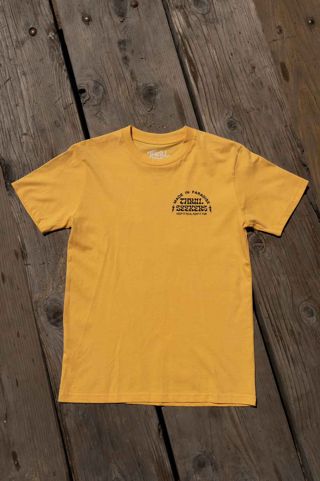 Zig Tee - Golden Yellow