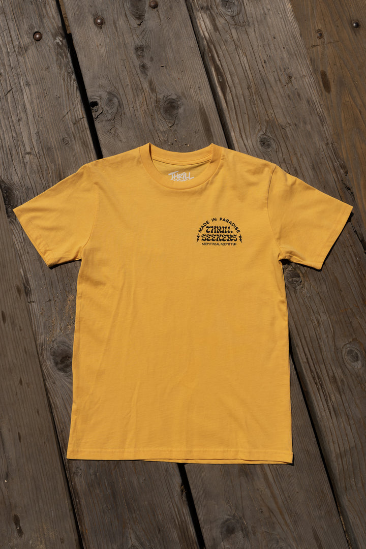 Zig Tee - Golden Yellow