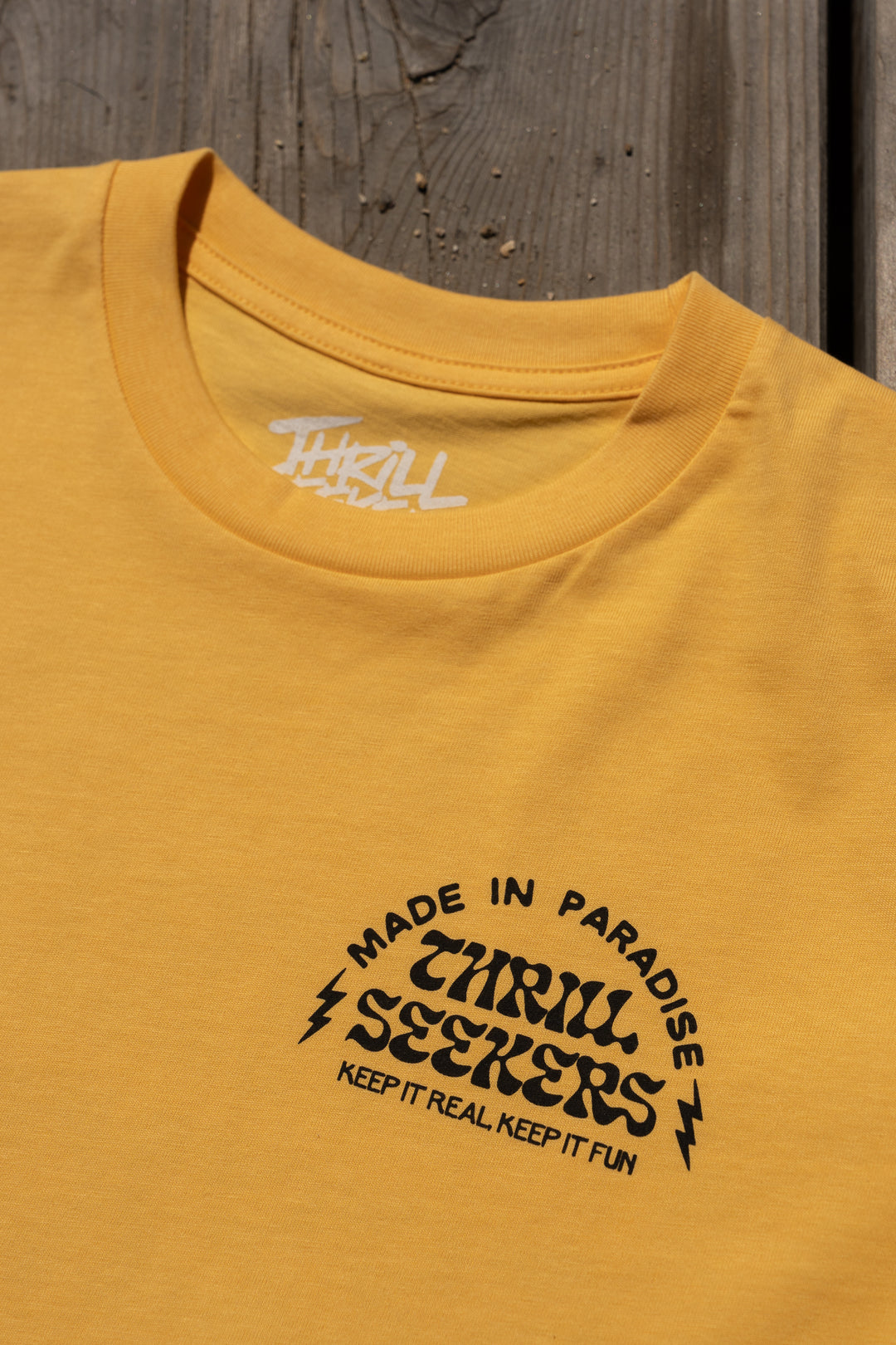 Zig Tee - Golden Yellow