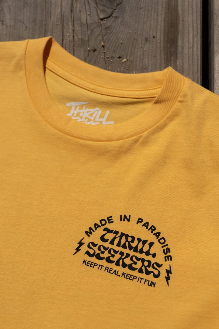Zig Tee - Golden Yellow