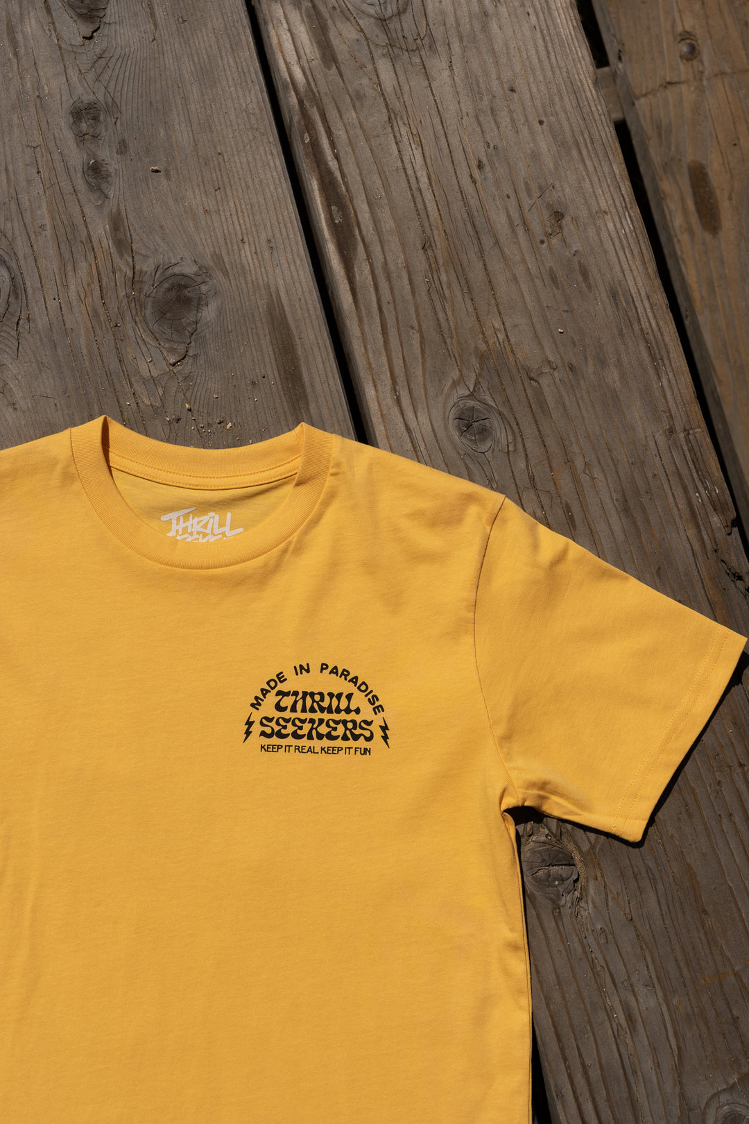 Zig Tee - Golden Yellow