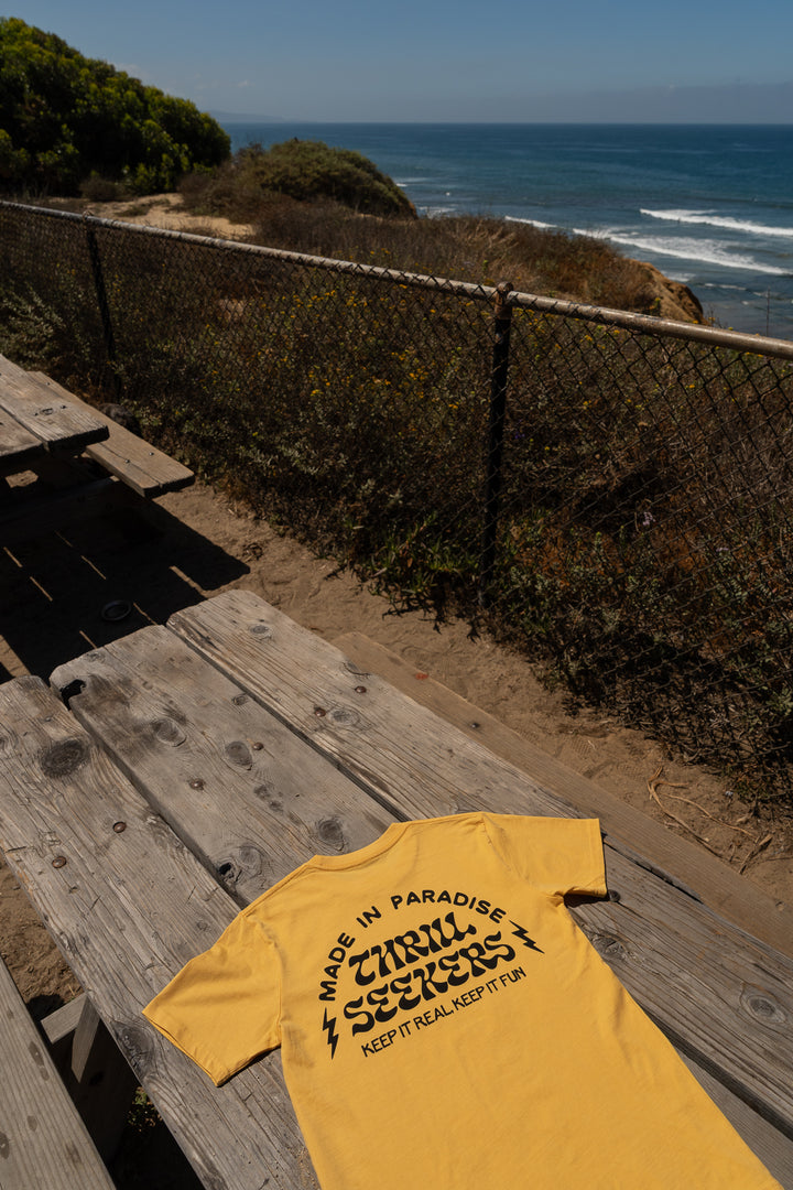 Zig Tee - Golden Yellow