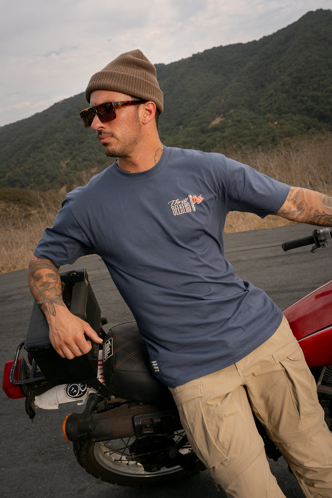 Full Sail Tee - Petrol Blue