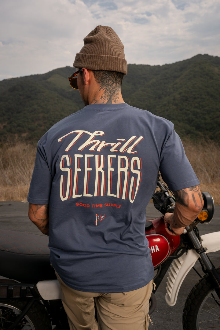 Full Sail Tee - Petrol Blue