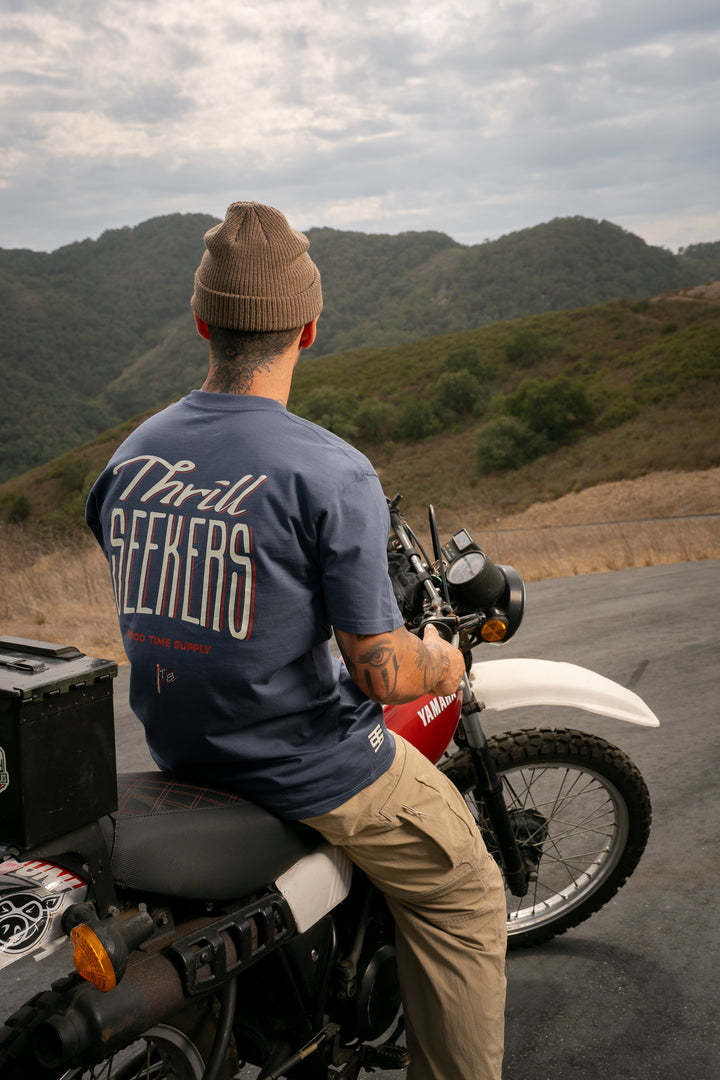 Full Sail Tee - Petrol Blue