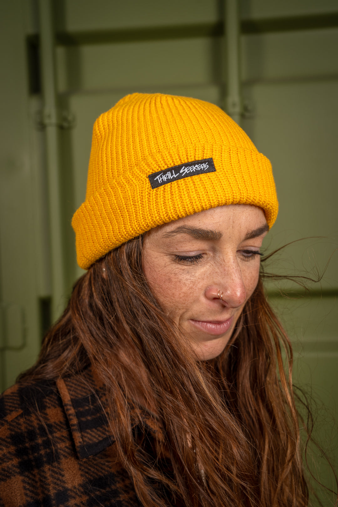 Knit Beanie - Golden Yellow