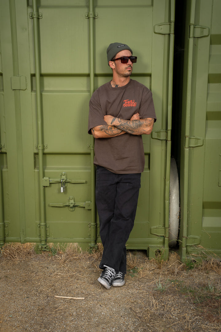 Coastal Tee - Faded Brown