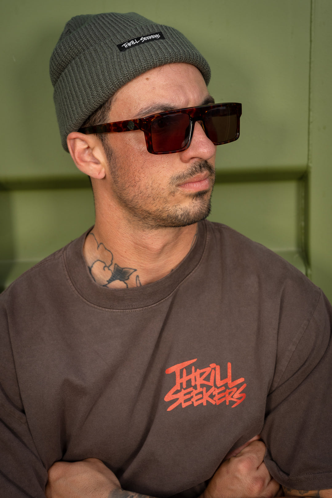 Coastal Tee - Faded Brown