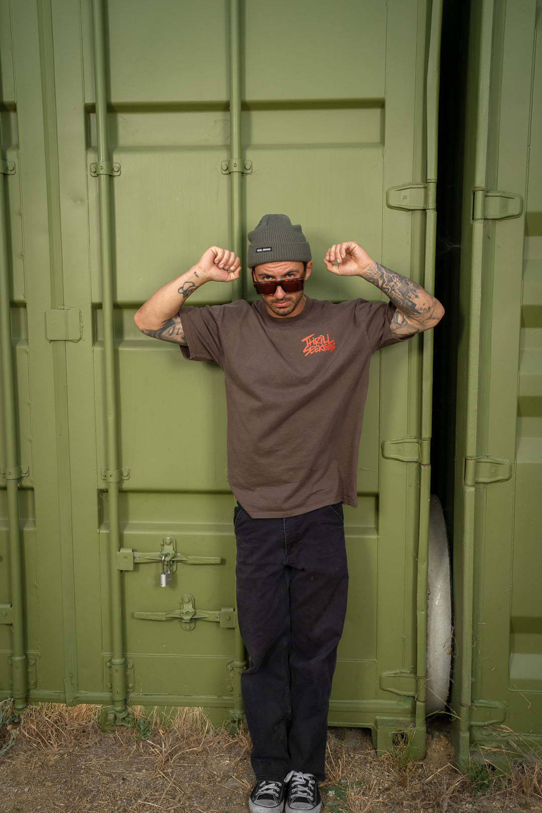 Coastal Tee - Faded Brown