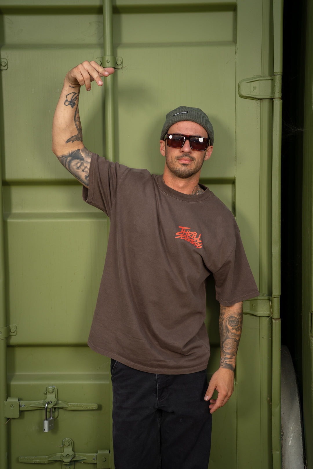 Coastal Tee - Faded Brown