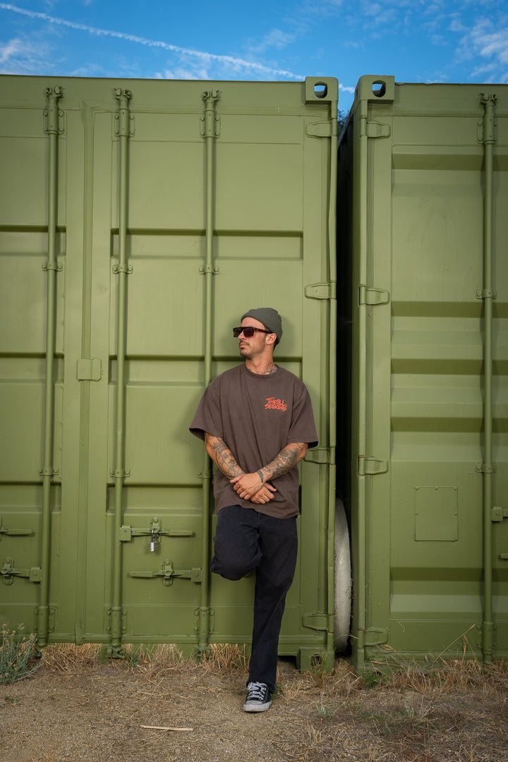 Coastal Tee - Faded Brown