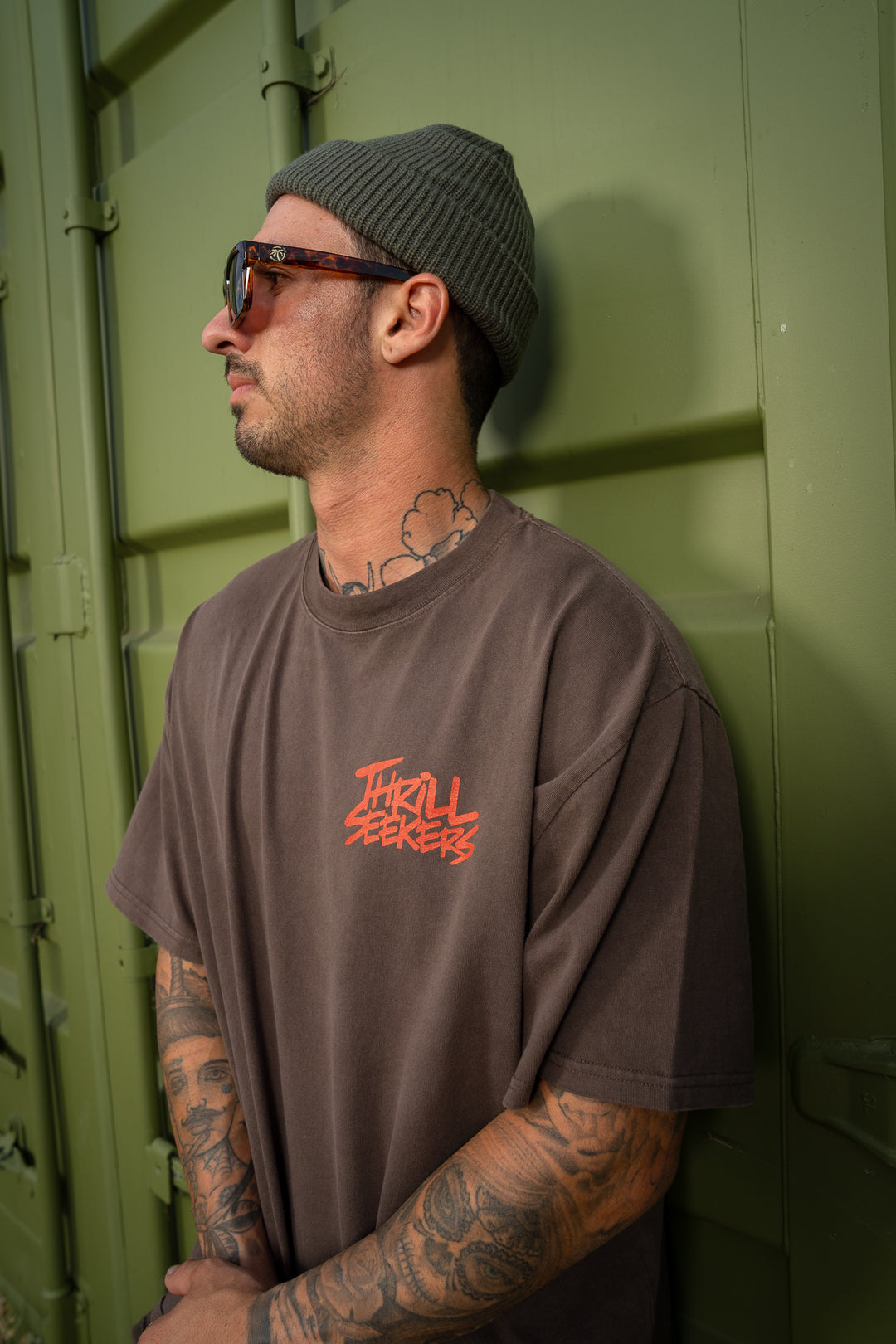 Coastal Tee - Faded Brown