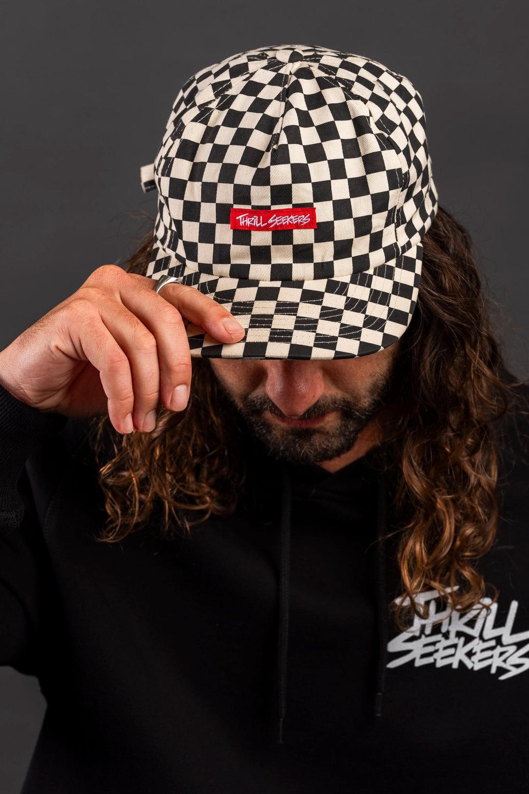 Red Label Checkered Hat