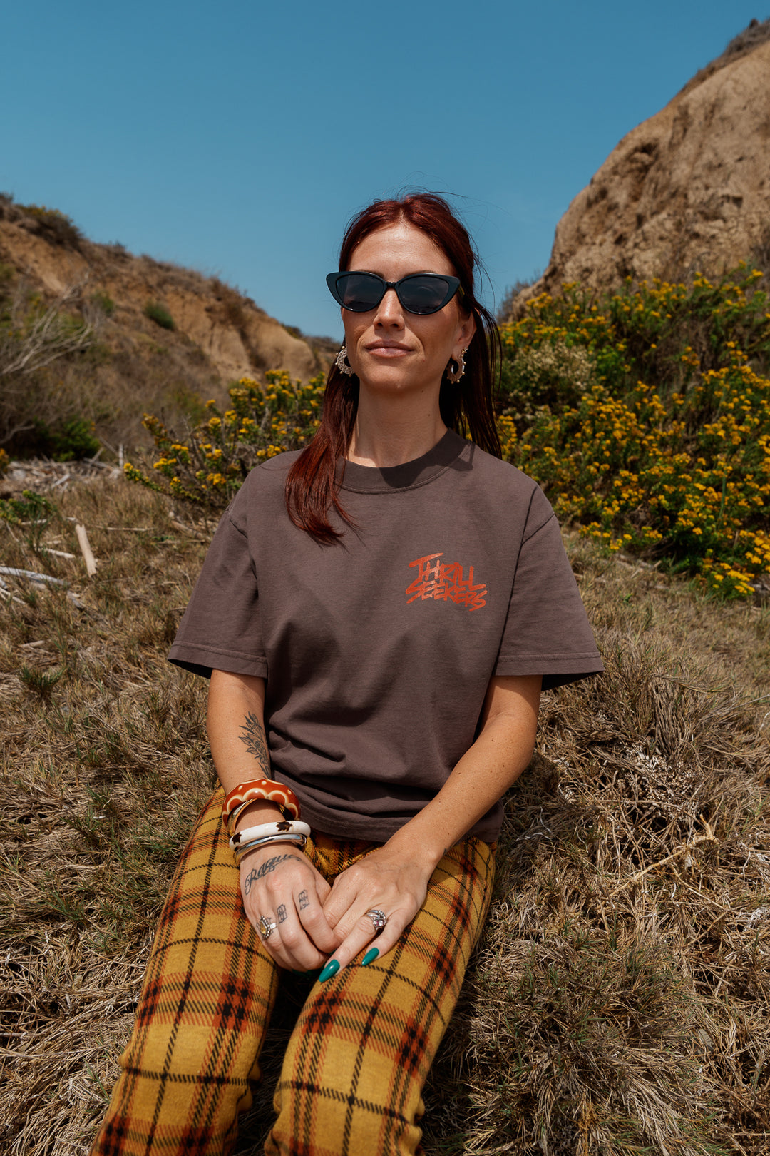 Coastal Tee - Faded Brown