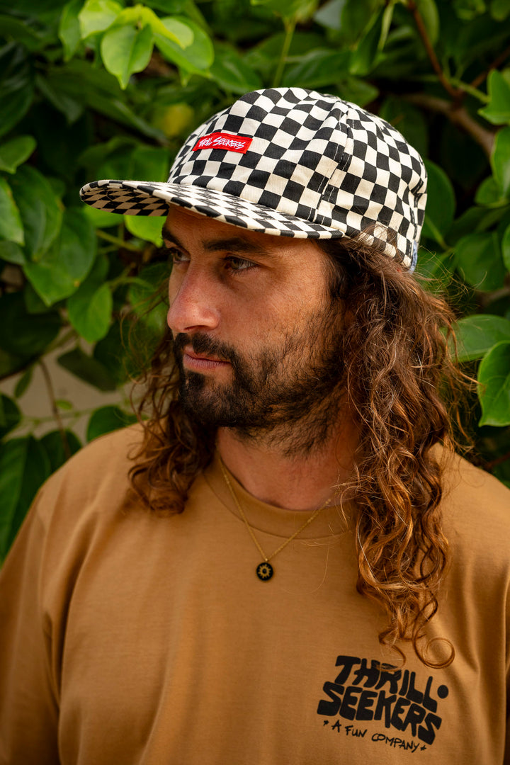 Red Label Checkered Hat