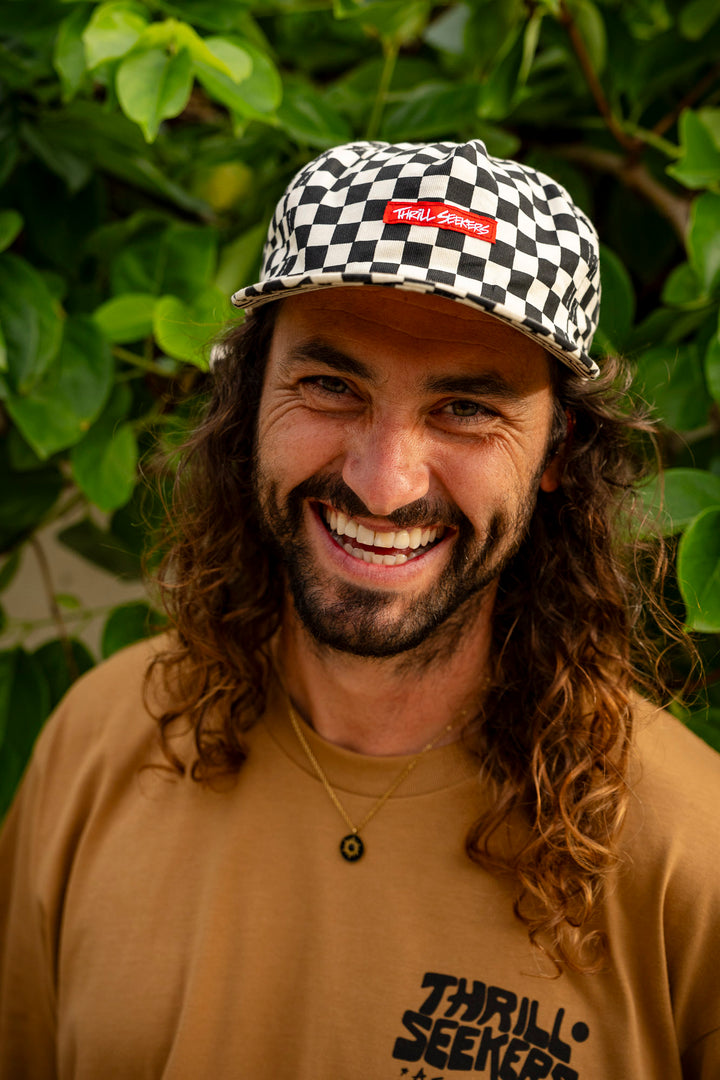 Red Label Checkered Hat