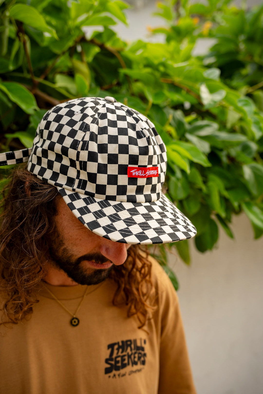 Red Label Checkered Hat