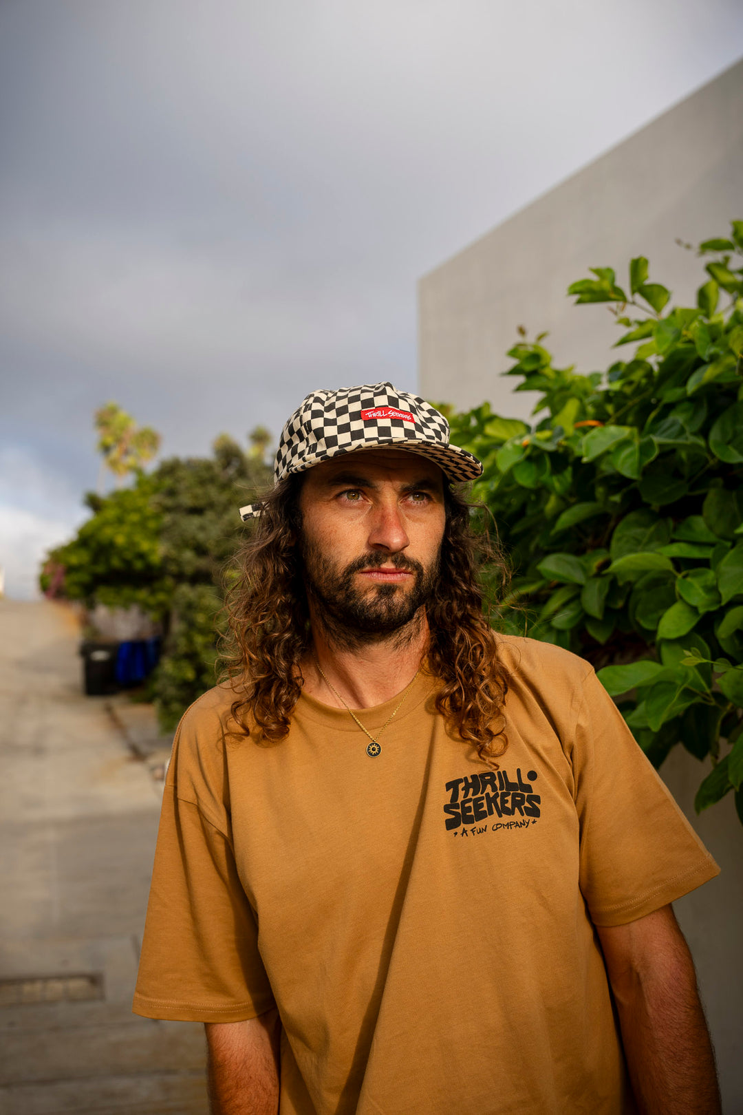 Red Label Checkered Hat