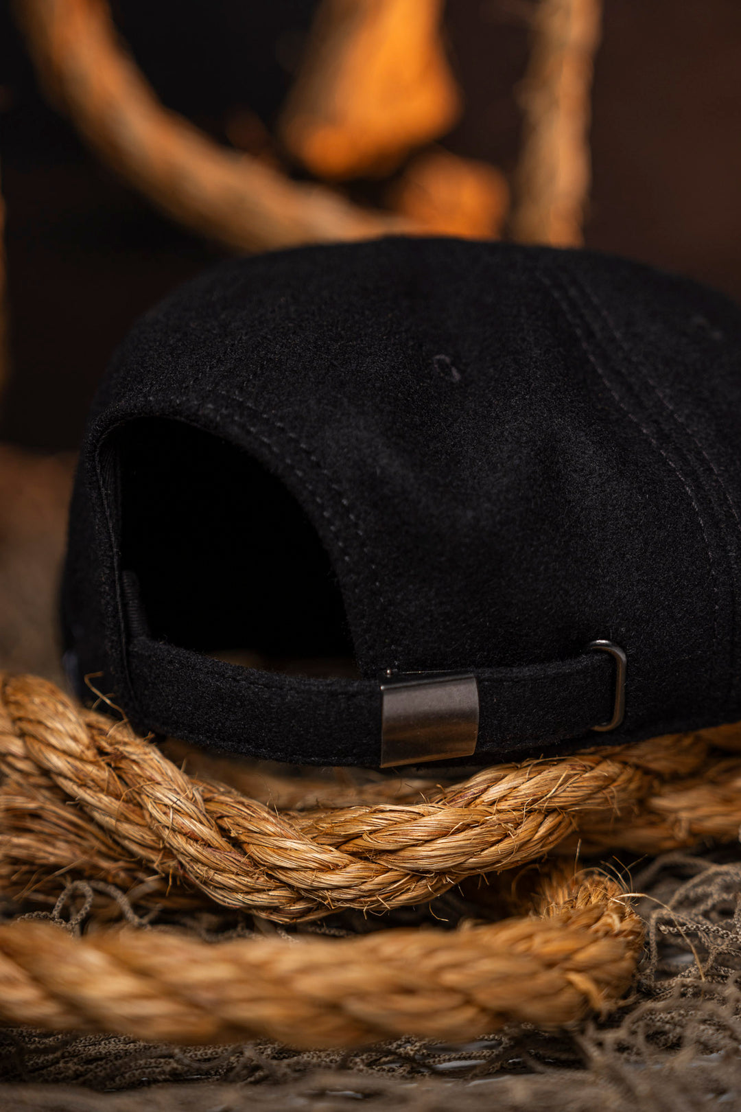 Ahoy Felt Snapback - Black