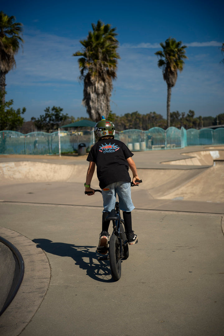 Kids Stay Stoked Tee - Black