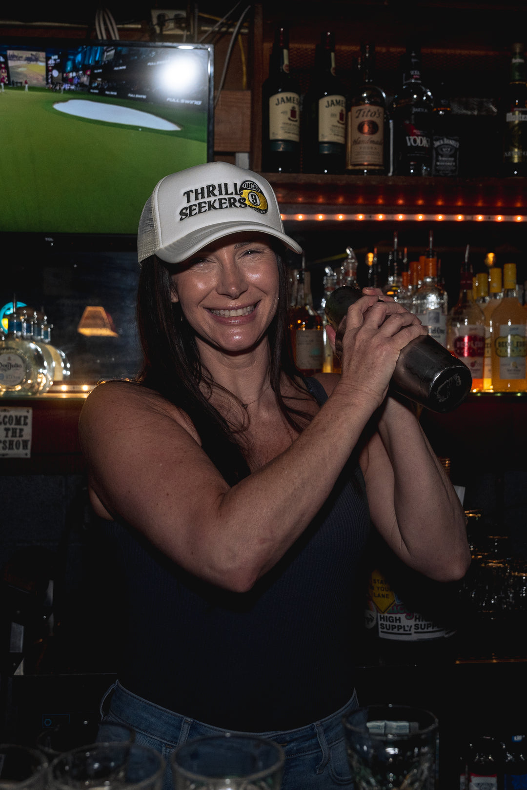 Lucky 9 Embroidered Foam Trucker