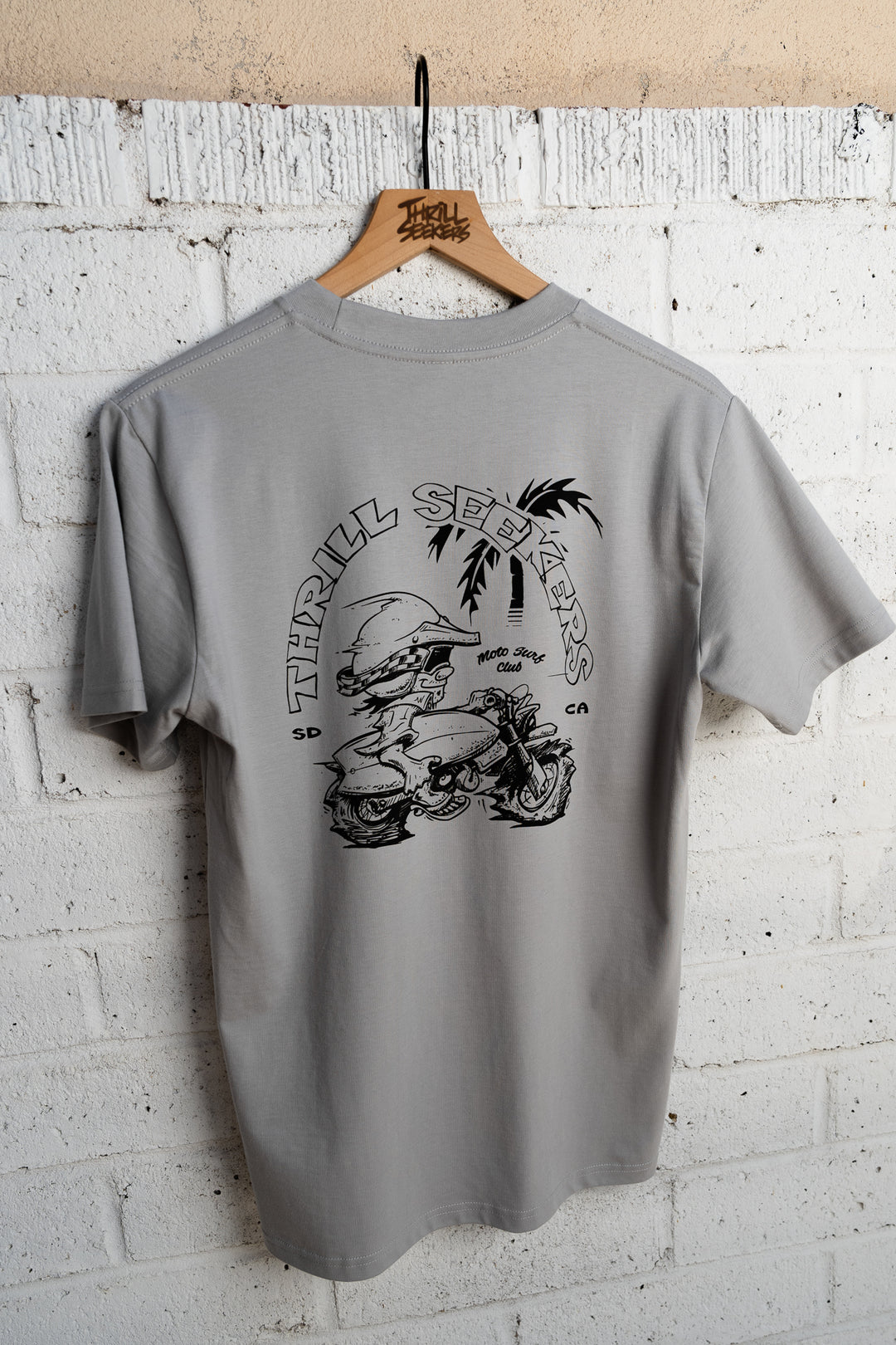 Moto Surf Club Tee - Slate