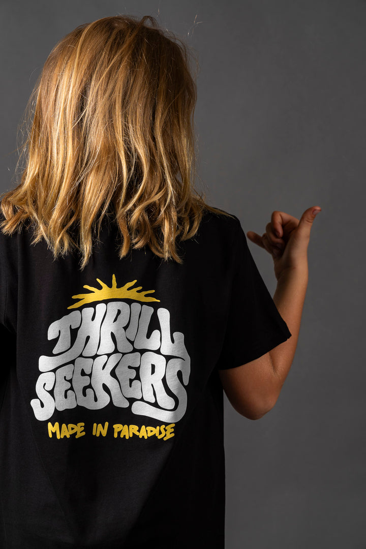 Kids Made In Paradise Tee - Black