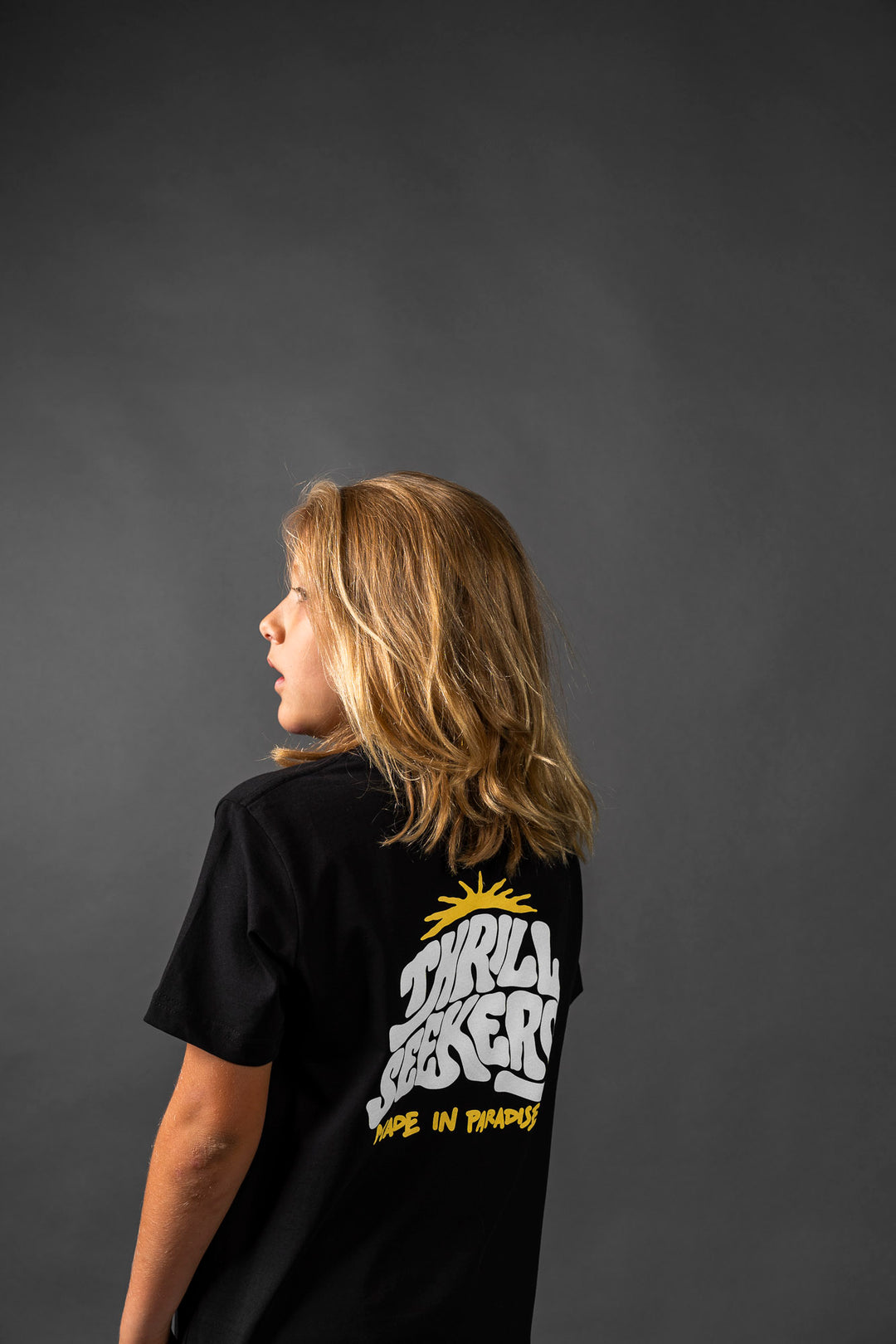 Kids Made In Paradise Tee - Black