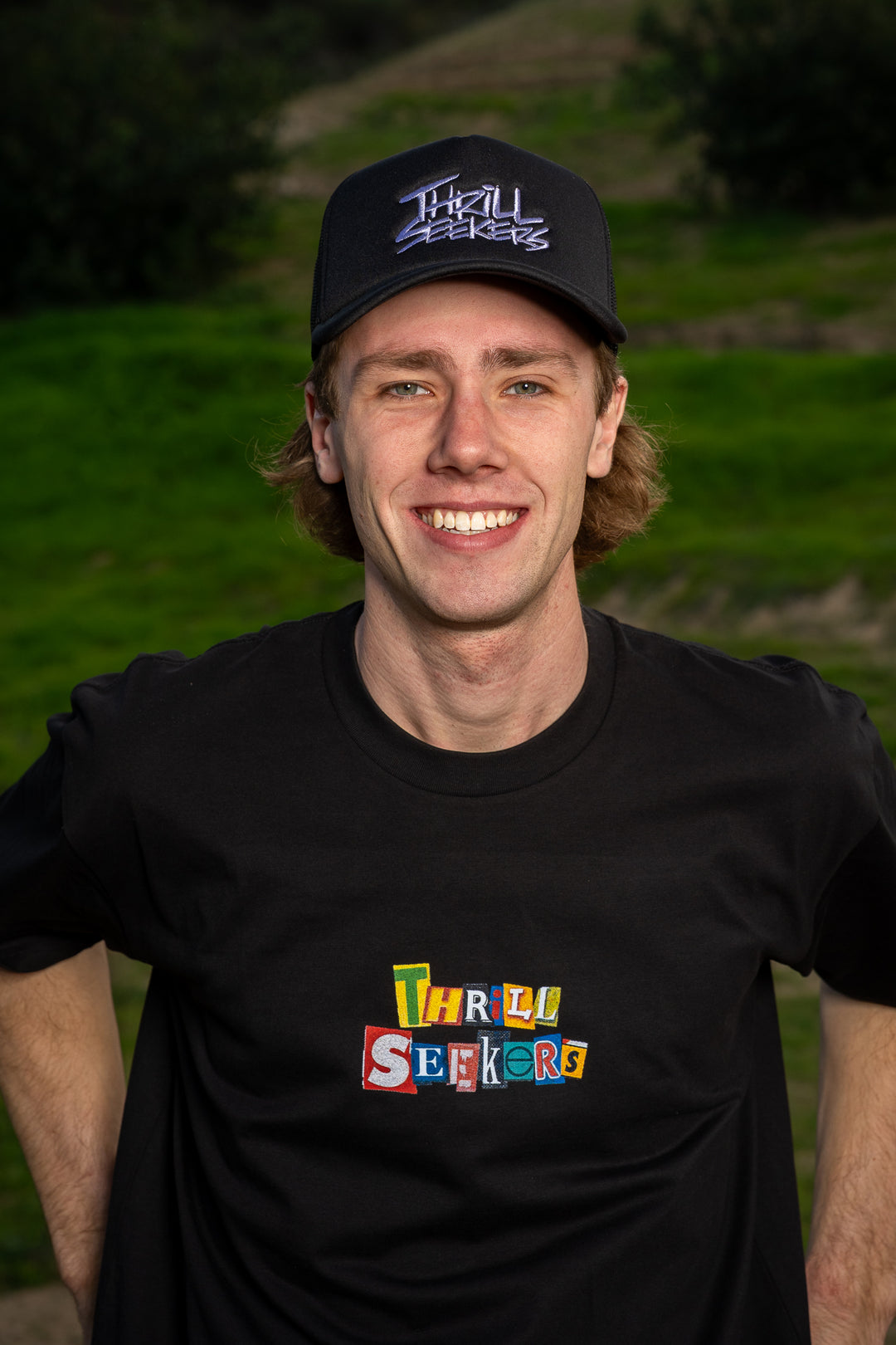 Classic Embroidered Foam Trucker - Lavender