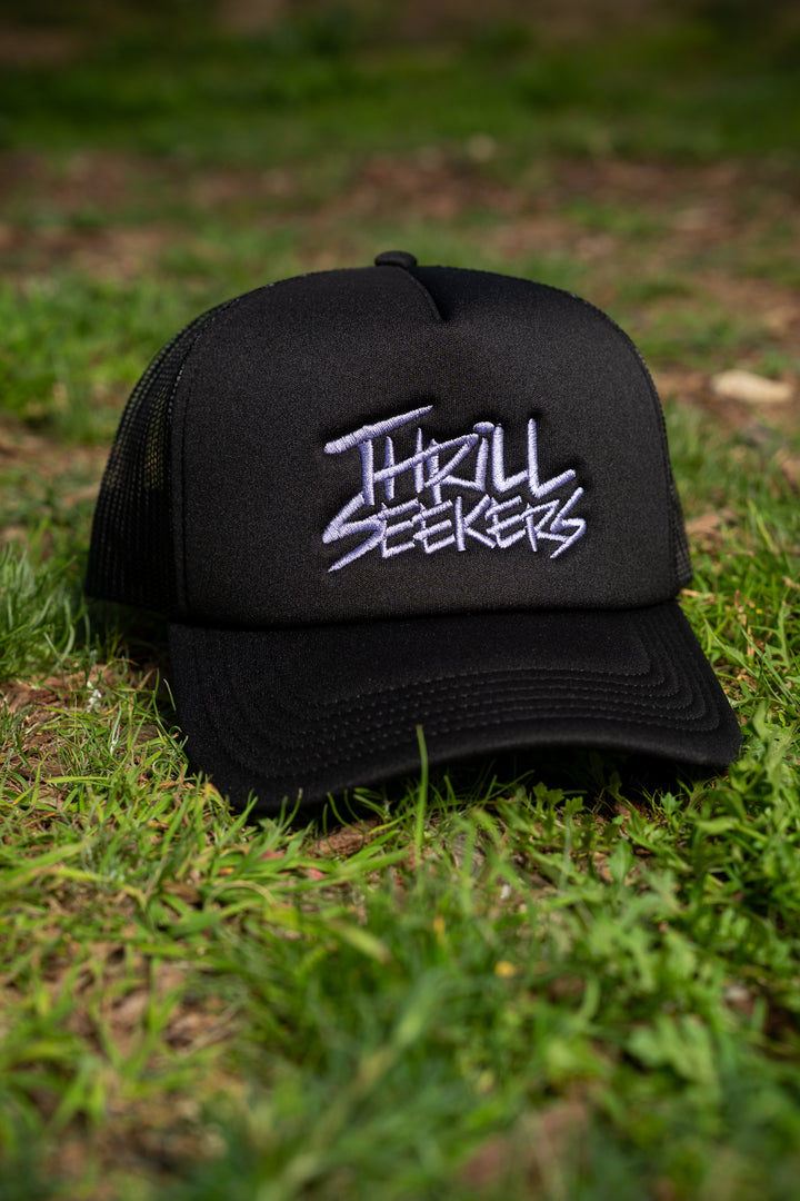 Classic Embroidered Foam Trucker - Lavender