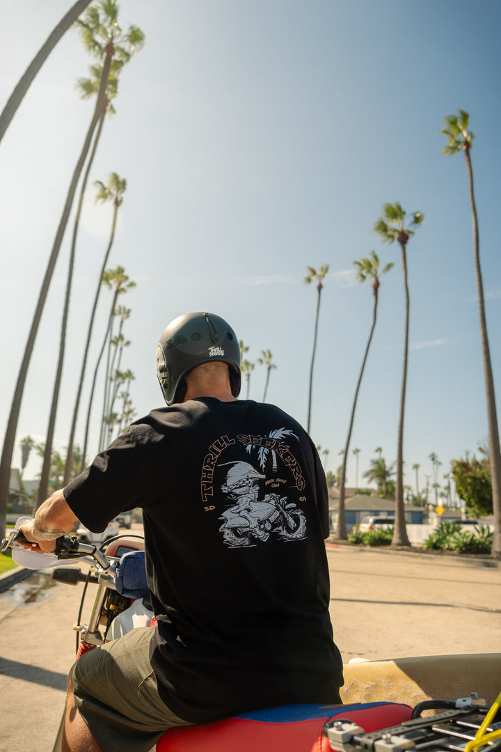 Surf Moto Tee - Black