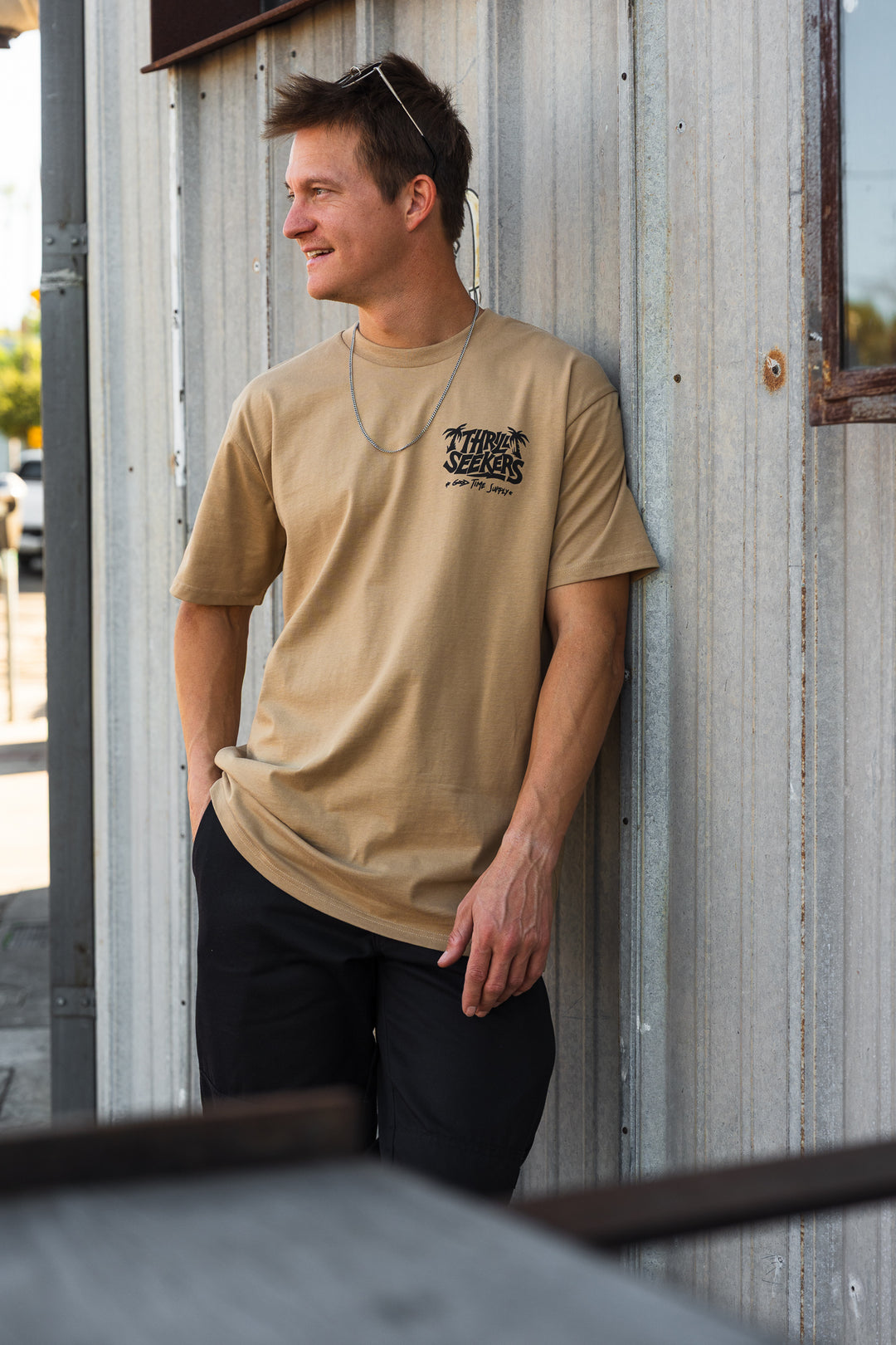 Good Time Supply Tee - Khaki