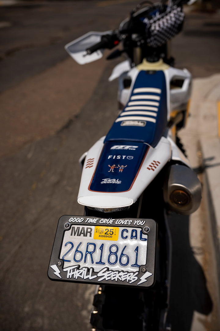 Moto License Plate Ring