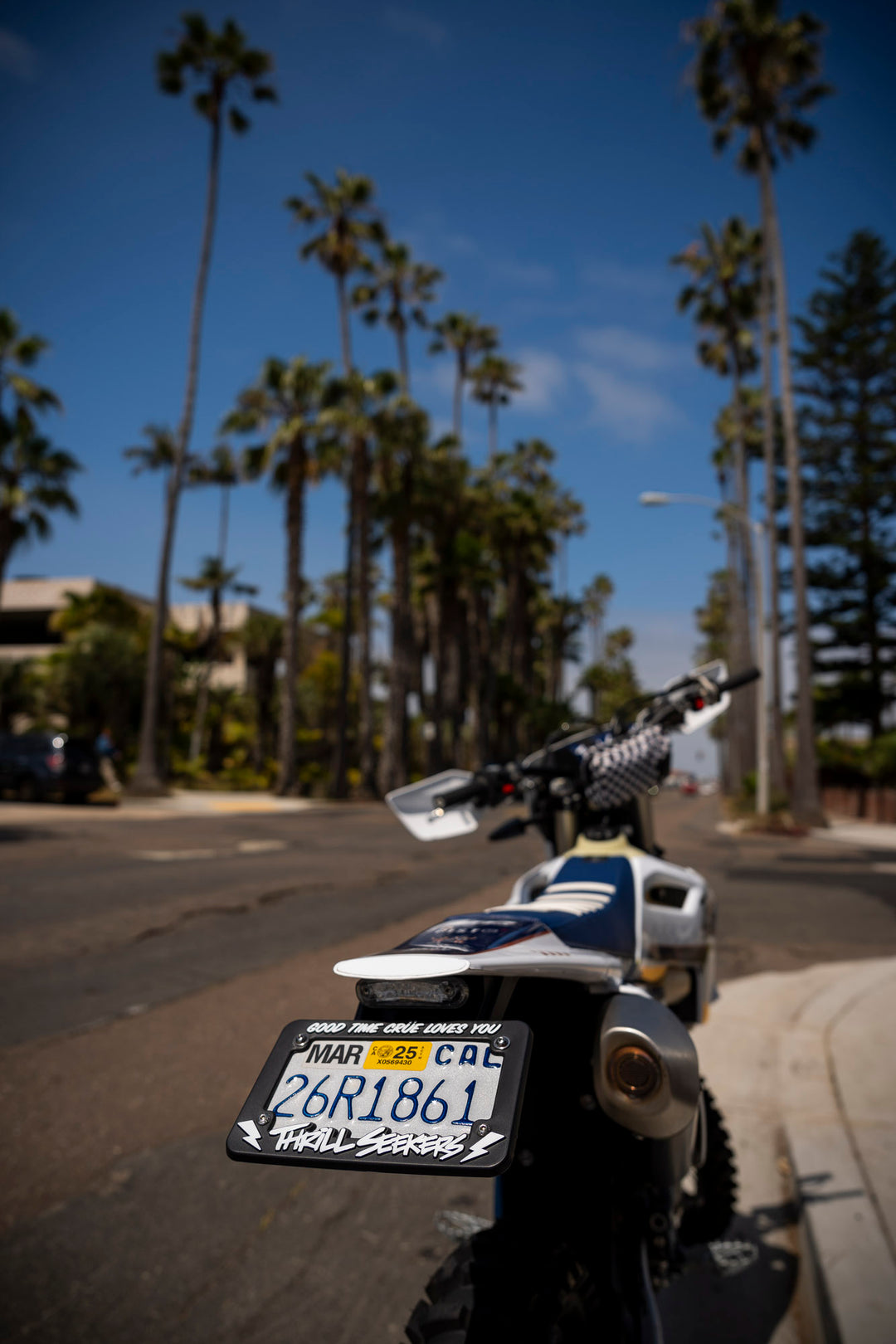 Moto License Plate Ring