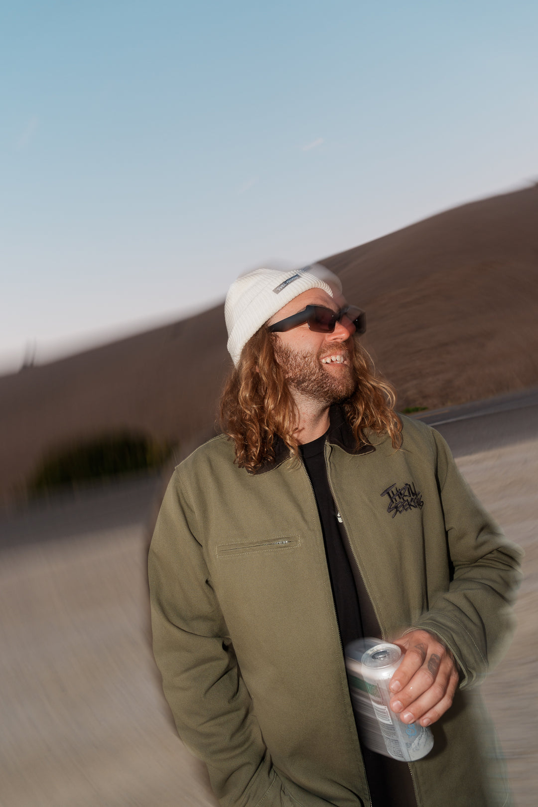 Knit Beanie - Bone