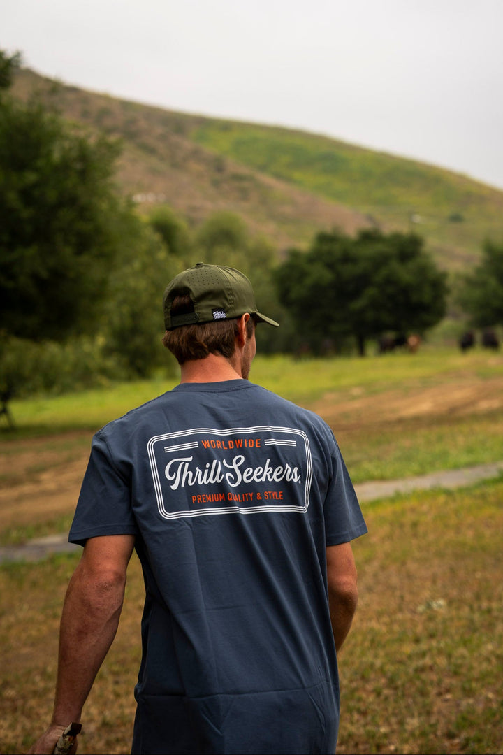 Worldwide Tee - Dusted Navy