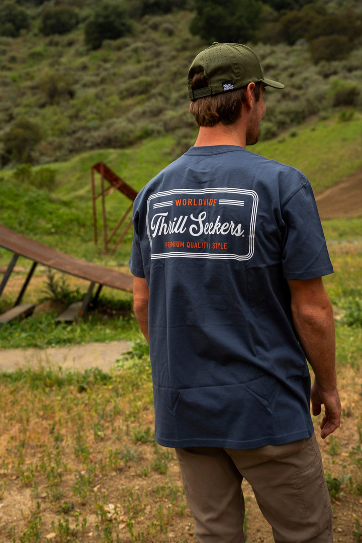 Worldwide Tee - Dusted Navy