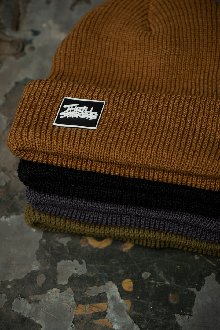 Classic Knit Beanie - Camel