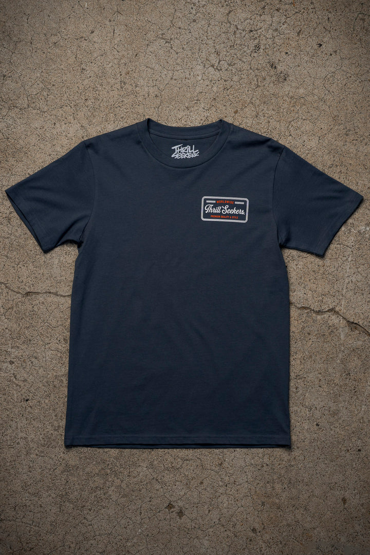 Worldwide Tee - Dusted Navy