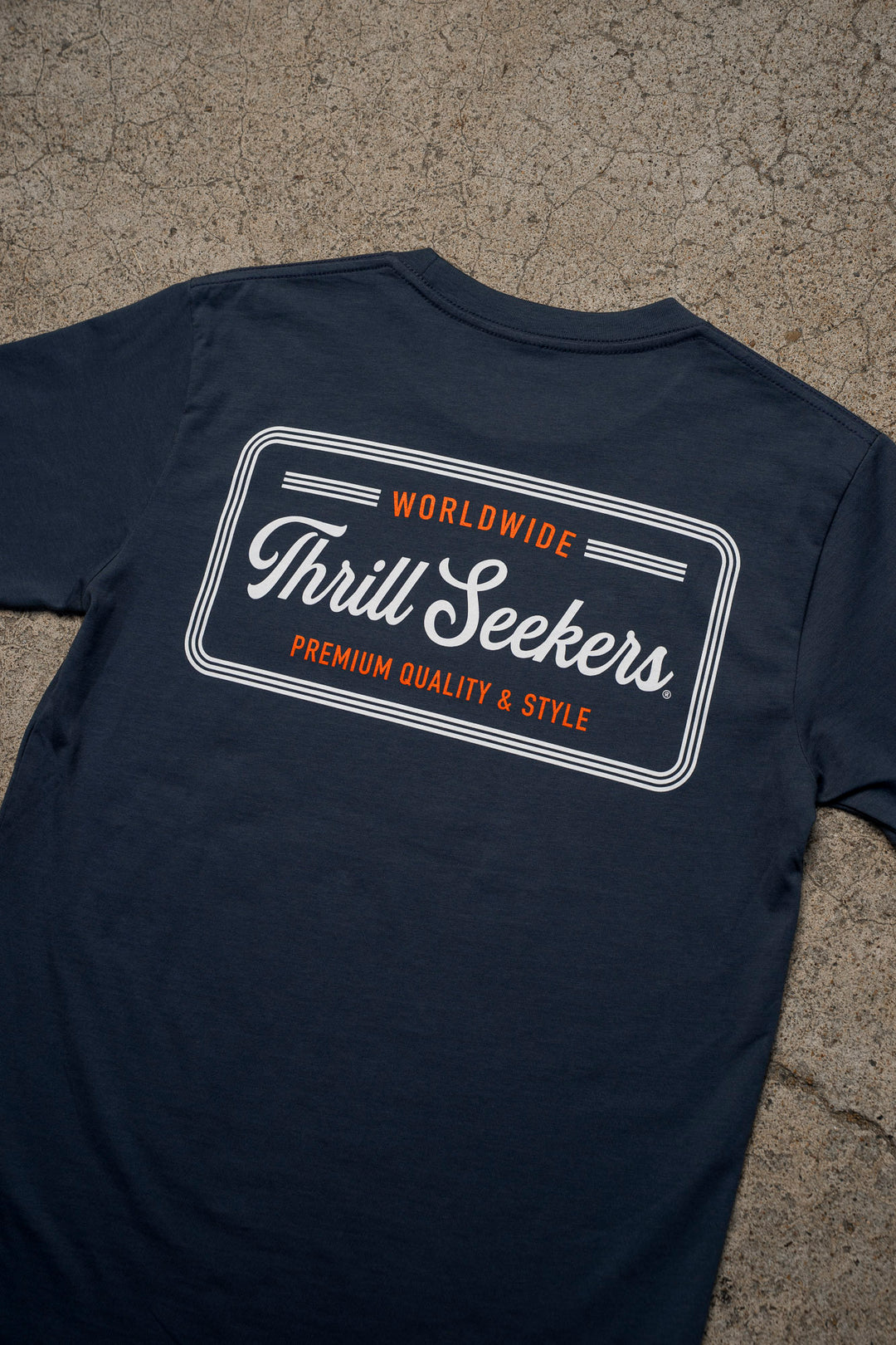 Worldwide Tee - Dusted Navy