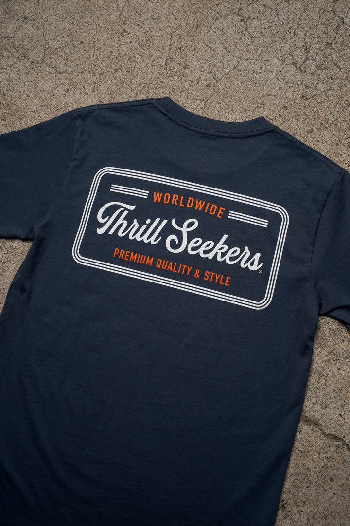 Worldwide Tee - Dusted Navy