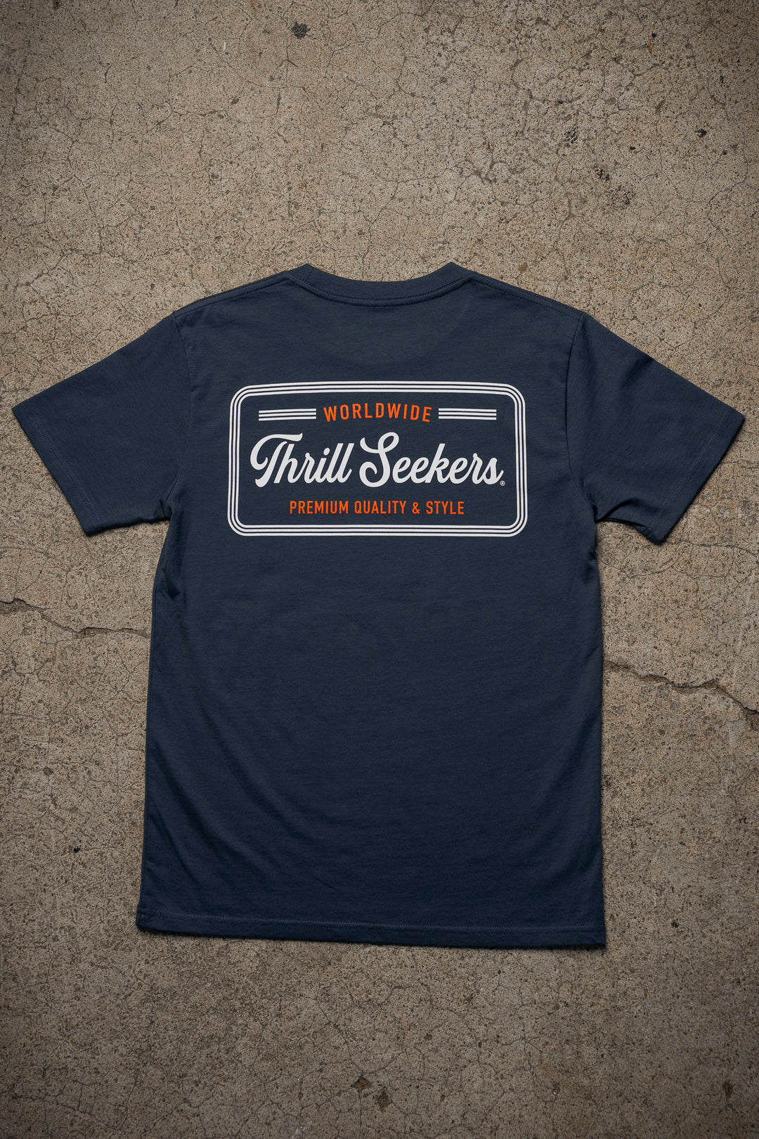 Worldwide Tee - Dusted Navy