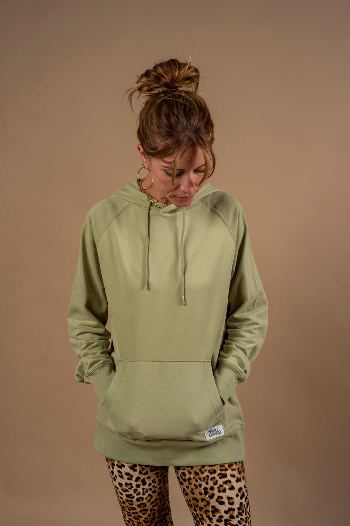 Babes Label Hoodie - Eucalyptus