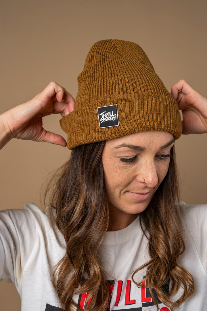 Classic Knit Beanie - Camel