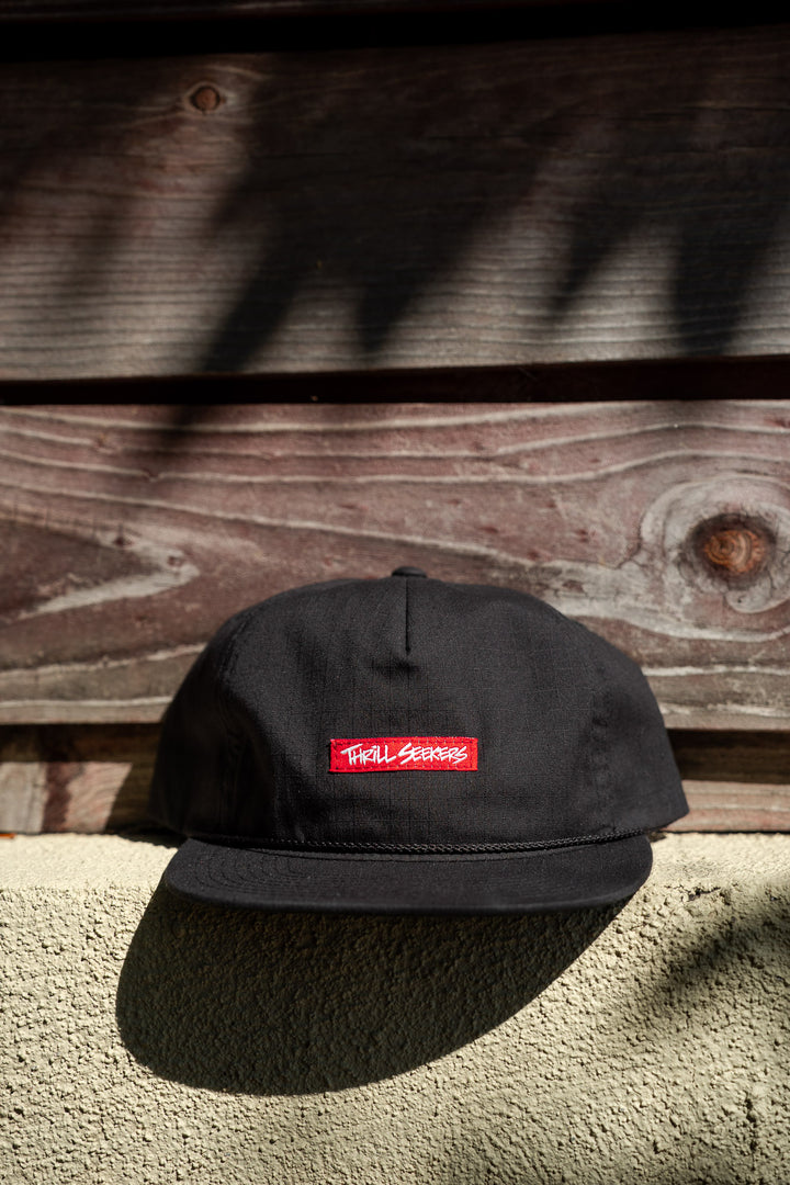 Red Label Roper Cap - Black
