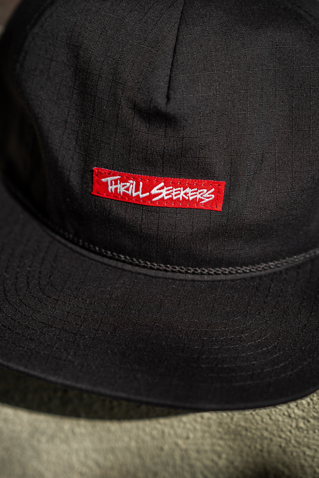 Red Label Roper Cap - Black