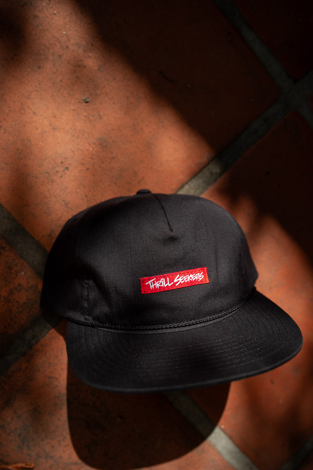 Red Label Roper Cap - Black