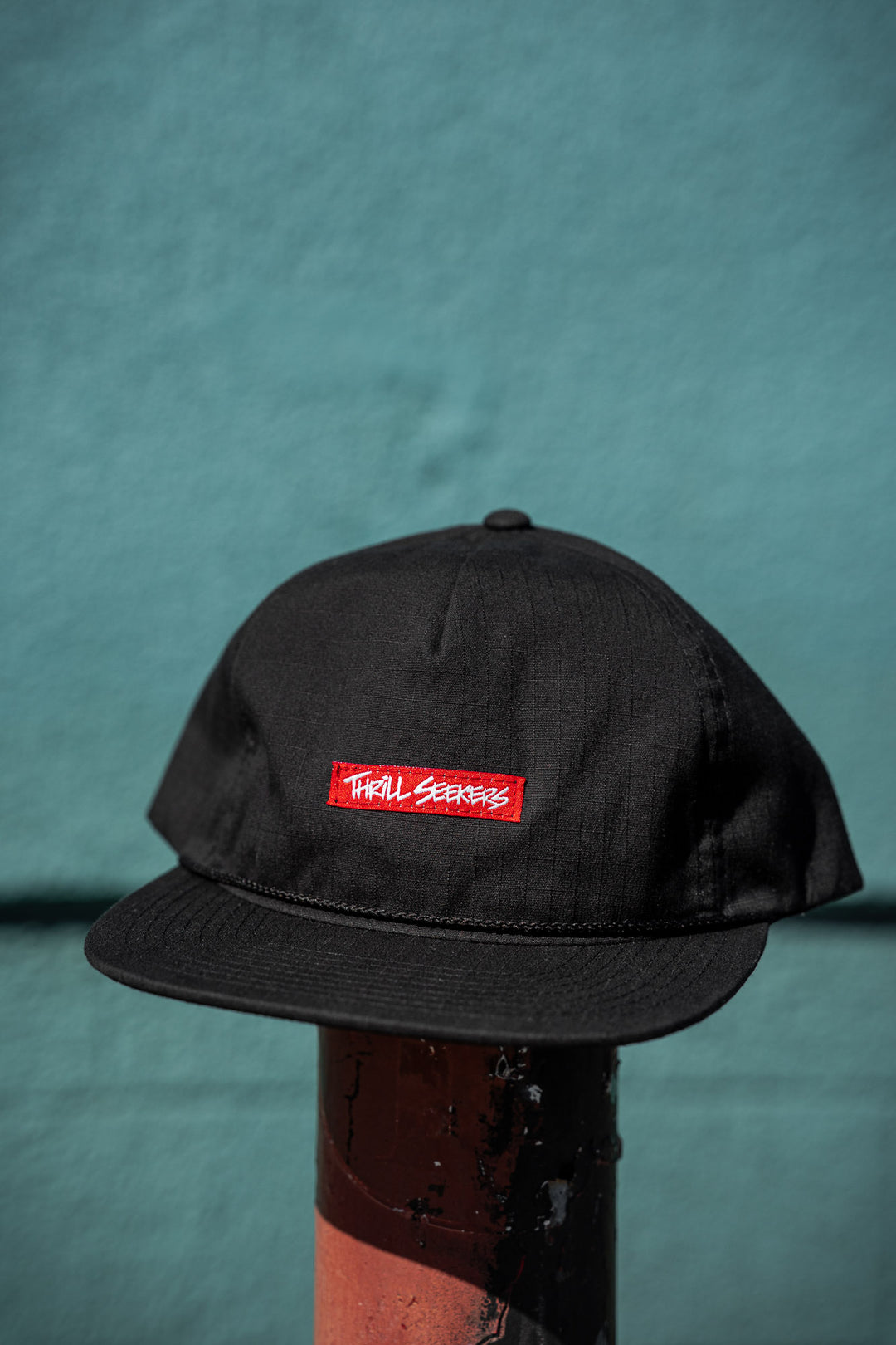 Red Label Roper Cap - Black
